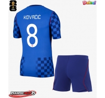 Chorwacja Mateo Kovacic #8 Koszulka Wyjazdowa dzieci MŚ 2026 Krótki Rękaw (+ krótkie spodenki)